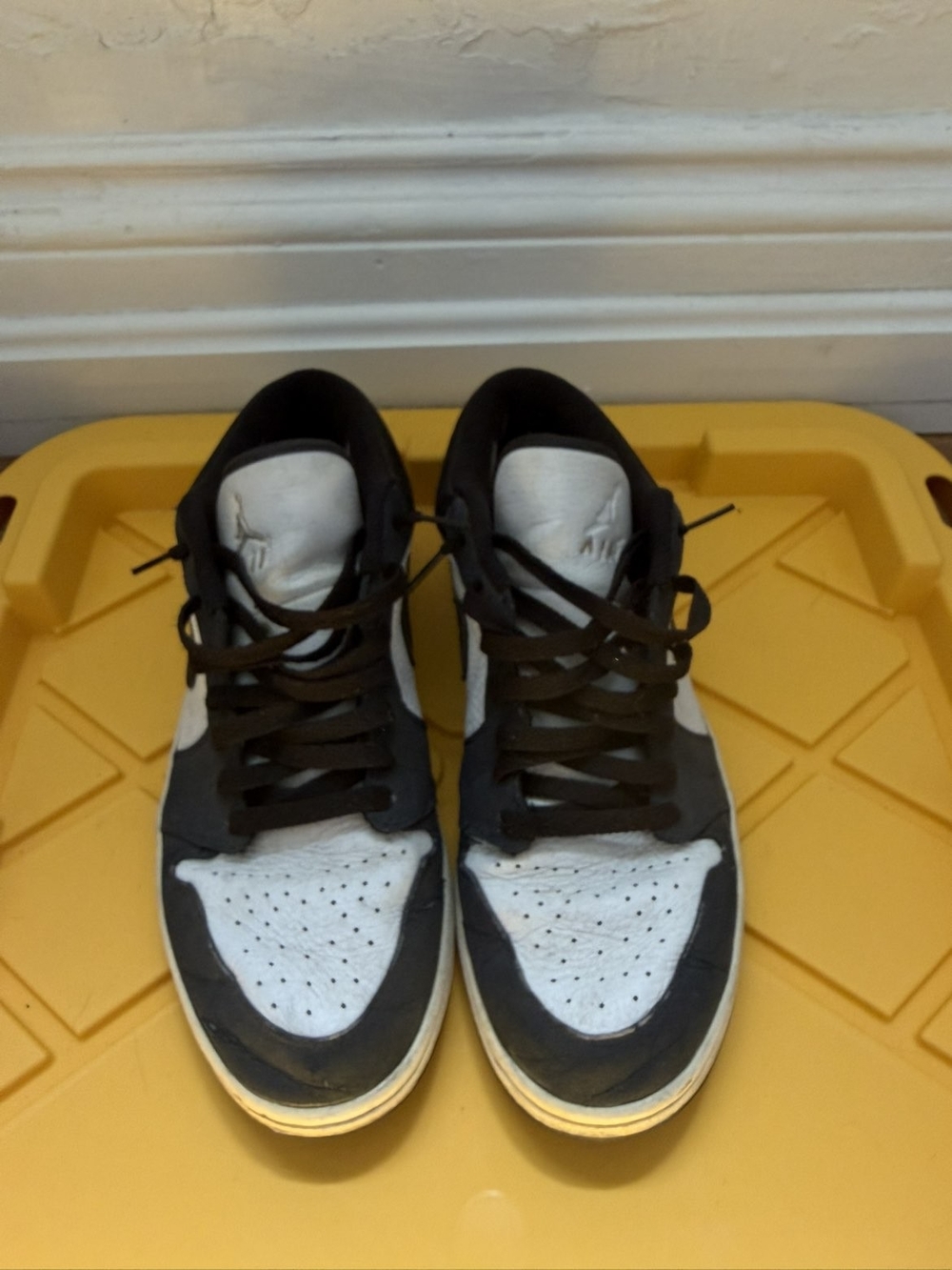 Men's Nike Jordan Navy and White Low-Top Sneakers